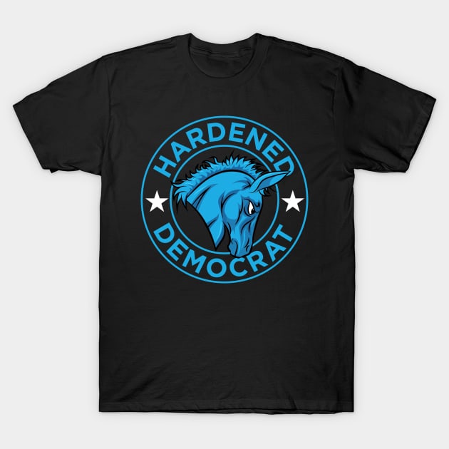 Democratic Politics - Hardened Democrat T-Shirt by Vector Deluxe